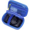 ProCase Hard Shell Digital Camera Case for Canon G7X Mark III Mark II, Sony Cybershot, PowerShot SX740, Ricoh GR III, Kodak Pixpro, Compact 4K Vlogging Small Cameras Travel Carrying Storage Bag -Black(Blue)