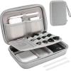 ProCase Hard Travel Electronic Organizer Case for MacBook Power Adapter Chargers Cables Power Bank Apple Magic Mouse Apple Pencil USB Flash Disk SD Card Small Portable Accessories Bag(Grey)