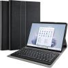 ProCase Keyboard Case for Surface Pro 9 (2022) / Pro 8 (2021) 13″ Tablet, Slim Light Smart Cover with Magnetically Detachable Wireless Keyboard -Black