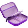 ProCase Small Digital Camera Case for KODAK PIXPRO FZ55/FZ53/FZ45/FZ43, Hard Shell Camera Case, Cute Compact Travel Carrying Protective Camera Storage Case for Kids -Black(Purple)