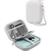 ProCase Small Digital Camera Case for KODAK PIXPRO FZ55/FZ53/FZ45/FZ43, Hard Shell Camera Case, Cute Compact Travel Carrying Protective Camera Storage Case for Kids -Black(White)