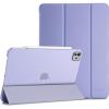 ProCase Smart Case for iPad Pro 11 Inch M5 2025/M4 2024 (Model: A3357/A3358/A3359/A2836/A2837/A3006), Slim Folio Stand Hard Back Shell Protective Tablet Cover for iPad Pro 11″ 6th/5th Gen -Black(Lightpurple)