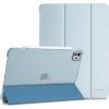 ProCase Smart Case for iPad Pro 11 Inch M5 2025/M4 2024 (Model: A3357/A3358/A3359/A2836/A2837/A3006), Slim Folio Stand Hard Back Shell Protective Tablet Cover for iPad Pro 11″ 6th/5th Gen -Black(Blue)