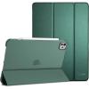 ProCase Smart Case for iPad Pro 11 Inch M5 2025/M4 2024 (Model: A3357/A3358/A3359/A2836/A2837/A3006), Slim Folio Stand Hard Back Shell Protective Tablet Cover for iPad Pro 11″ 6th/5th Gen -Black(Mgreen)