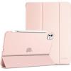 ProCase Smart Case for iPad Pro 11 Inch M5 2025/M4 2024 (Model: A3357/A3358/A3359/A2836/A2837/A3006), Slim Folio Stand Hard Back Shell Protective Tablet Cover for iPad Pro 11″ 6th/5th Gen -Black(Lightpink)