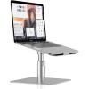 ProCase Swivel Laptop Stand, Multi-Angle Tilt & Height Adjustable Laptop Riser, 360 Rotating Aluminum Notebook Desktop Holder for MacBook Pro/Air Dell XPS HP Lenovo and More (11 to 17 Inch)