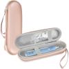 ProCase Travel Case for Oral-B/Oral-B Pro Smartseries/IO Serie Sonicare Protective Clean Electric Toothbrush, Hard EVA Case Cover Storage Bag Holder with Mesh Pocket for Accessories -Navy(Rosegold)