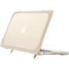 ProCase for MacBook Pro 14.2 Inch 2026 M5 / M5 Pro / M5 Max, 2024 M4 A3112 A3185 A3401, 2023–2021 M3 A2918 A2992 M2 A2779 M1 A2442, Heavy Duty Hard Shell Case with Fold Kickstand -Lightblue(Khaki)