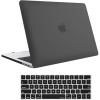 ProCase for MacBook Pro 15 2019 2018 2017 2016 A1990/A1707 with Touch Bar, Hard Shell Case and Keyboard Cover for 2016-2019 MacBook Pro 15″ -Crystal(Black)
