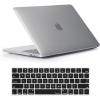ProCase for MacBook Pro 15 2019 2018 2017 2016 A1990/A1707 with Touch Bar, Hard Shell Case and Keyboard Cover for 2016-2019 MacBook Pro 15″ -Crystal(Crystal)