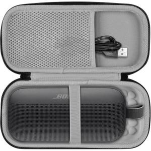 ProCase Carrying Case for Bose SoundLink Flex 2nd/1st Gen Portable Wireless Speaker, Travel Storage Case with Mesh Pockets for SoundLink Flex Speaker and Accessories -Black
