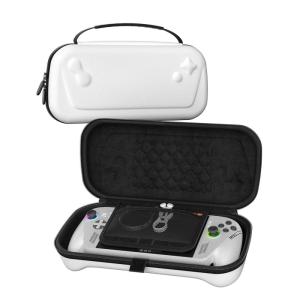ProCase Carrying Case for ROG Xbox Ally & Xbox Ally X 7″ 2025, EVA Hard Travel Storage Bag with 5 SD Card Slots, Protective Pouch for Handheld Gaming Console & Accessories -Black(White)