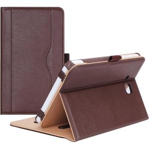 ProCase Galaxy Tab E Lite 7.0 Case/Tab 3 Lite 7 Case – Stand Folio Case Cover for Galaxy Tab E Lite 7-inch Tablet/Tab 3 Lite 7, with Multiple Viewing Angles, Document Card Pocket (Brown)