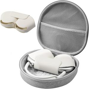 ProCase Hard Carrying Smart Case for AirPods Max, Headphone Travel Case with Sleep Mode Cover & Mesh Pocket, AirPods Max Protective Portable Shell Storage Bag -Black(Grey)