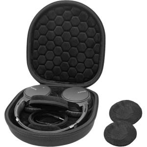 ProCase Hard Case for Sony WH-CH720N/ WH-CH710N/ WH-CH520/ WH-CH510/ WH-1000XM5/ WH-1000XM4/ WHXB910N/ Bose 700 Noise Cancelling Wireless Headphones, Travel Carrying Bag with 2 Dust Covers -Navy(Black)