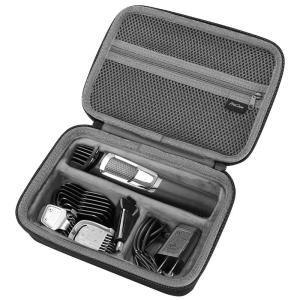 ProCase Hard Travel Case for Norelco Multigroom Series 3000 5000 7000 MG3750 MG5750/49 MG7750/49 Men’s Electric Trimmer Shaver and Attachments -Black