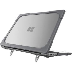 ProCase Protective Case for 15 Inch Surface Laptop 5/4/3, Heavy Duty Slim Hard Shell Cover with Foldable Kickstands for 15″ Laptop 2022 2021 2019 Old Version -Grey