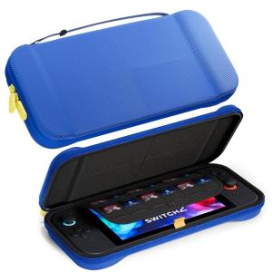 ProCase Slim Carrying Case for Nintendo Switch 2 2025, Travel Case Hard-Shell with 12 Game Card Slots, Switch 2 Protector Accessories -Purple(Blue)