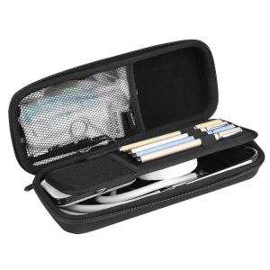 ProCase Stethoscope Hard Carrying Case, Shockproof Travel Storage Bag for Littmann/Omron/ADC/Dixie EMS Stethoscope, with Extra Mesh Pockets for Small Accessories [Device NOT Included] -Black(Black)