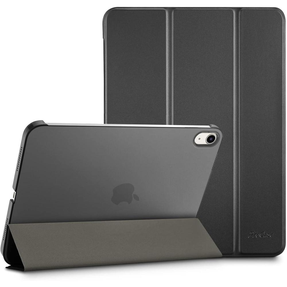image:imageProCase for iPad A16 11th Generation 11 Inch 2025 iPad 10th Generation 109 Inch 2022 Case Slim Smart Cover with Translucent Hard Shell Back Supports Touch ID Auto WakeSleep BlueBlack