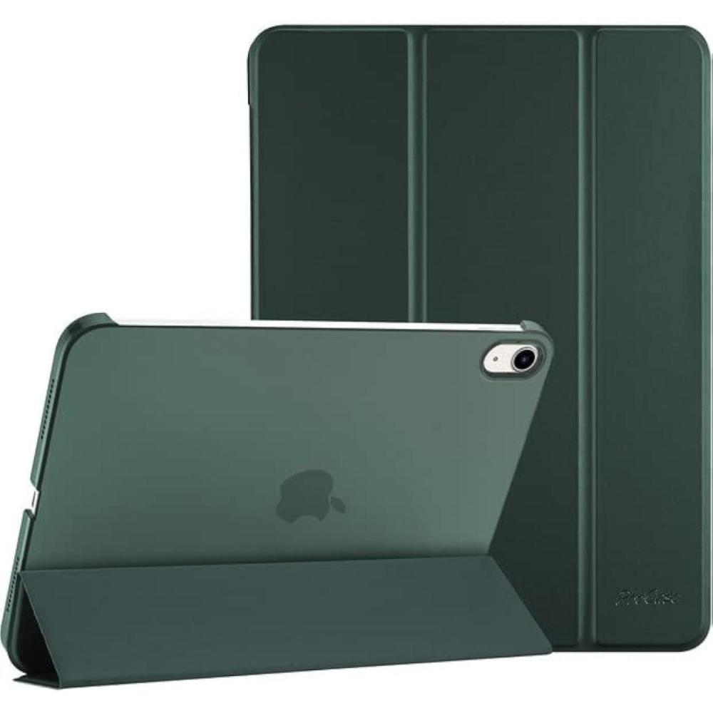 image:imageProCase for iPad A16 11th Generation 11 Inch 2025 iPad 10th Generation 109 Inch 2022 Case Slim Smart Cover with Translucent Hard Shell Back Supports Touch ID Auto WakeSleep BlueMgreen