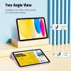 ProCase for iPad (A16) 11th Generation 11 Inch 2025/ iPad 10th Generation 10.9 Inch 2022 Case, Slim Smart Cover with Translucent Hard Shell Back, Supports Touch ID, Auto Wake/Sleep -Blue(Violet)