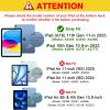 ProCase for iPad (A16) 11th Generation 11 Inch 2025/ iPad 10th Generation 10.9 Inch 2022 Case, Slim Smart Cover with Translucent Hard Shell Back, Supports Touch ID, Auto Wake/Sleep -Blue(Darkblue)