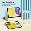ProCase for iPad (A16) 11th Generation 11 Inch 2025/ iPad 10th Generation 10.9 Inch 2022 Case, Slim Smart Cover with Translucent Hard Shell Back, Supports Touch ID, Auto Wake/Sleep -Blue(LightBlue)