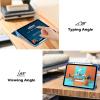 ProCase for iPad (A16) 11th Generation 11 Inch 2025/10th Generation 10.9 Inch 2022 Case with Pencil Holder, Hybrid iPad 11 10 Case with Clear Back, Supports Auto Wake/Sleep -Black(Blue)