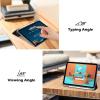 ProCase for iPad (A16) 11th Generation 11 Inch 2025/10th Generation 10.9 Inch 2022 Case with Pencil Holder, Hybrid iPad 11 10 Case with Clear Back, Supports Auto Wake/Sleep -Black(GlitterBlack)