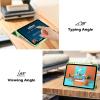 ProCase for iPad (A16) 11th Generation 11 Inch 2025/10th Generation 10.9 Inch 2022 Case with Pencil Holder, Hybrid iPad 11 10 Case with Clear Back, Supports Auto Wake/Sleep -Black(Green)