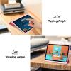 ProCase for iPad (A16) 11th Generation 11 Inch 2025/10th Generation 10.9 Inch 2022 Case with Pencil Holder, Hybrid iPad 11 10 Case with Clear Back, Supports Auto Wake/Sleep -Black(GlitterPink)