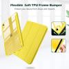 ProCase for iPad (A16) 11th Generation 11 Inch 2025/10th Generation 10.9 Inch 2022 Case with Pencil Holder, Hybrid iPad 11 10 Case with Clear Back, Supports Auto Wake/Sleep -Black(Yellow)