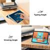 ProCase for iPad (A16) 11th Generation 11 Inch 2025/10th Generation 10.9 Inch 2022 Case with Pencil Holder, Hybrid iPad 11 10 Case with Clear Back, Supports Auto Wake/Sleep -Black(GlitterBlue)