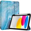 ProCase for iPad (A16) 11th Generation 11 Inch 2025/10th Generation 10.9 Inch 2022 Case with Pencil Holder, Hybrid iPad 11 10 Case with Clear Back, Supports Auto Wake/Sleep -Black(Sanda)