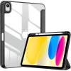 ProCase for iPad (A16) 11th Generation 11 Inch 2025/10th Generation 10.9 Inch 2022 Case with Pencil Holder, Hybrid iPad 11 10 Case with Clear Back, Supports Auto Wake/Sleep -Black(Black)