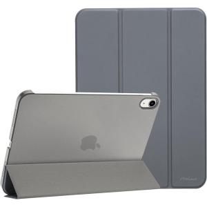 ProCase for iPad (A16) 11th Generation 11 Inch 2025/ iPad 10th Generation 10.9 Inch 2022 Case, Slim Smart Cover with Translucent Hard Shell Back, Supports Touch ID, Auto Wake/Sleep -Blue(Grey)