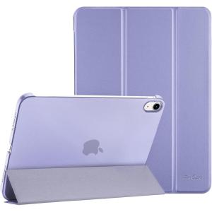 ProCase for iPad (A16) 11th Generation 11 Inch 2025/ iPad 10th Generation 10.9 Inch 2022 Case, Slim Smart Cover with Translucent Hard Shell Back, Supports Touch ID, Auto Wake/Sleep -Blue(Lightpurple)