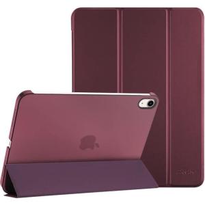 ProCase for iPad (A16) 11th Generation 11 Inch 2025/ iPad 10th Generation 10.9 Inch 2022 Case, Slim Smart Cover with Translucent Hard Shell Back, Supports Touch ID, Auto Wake/Sleep -Blue(Wine)