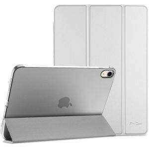 ProCase for iPad (A16) 11th Generation 11 Inch 2025/ iPad 10th Generation 10.9 Inch 2022 Case, Slim Smart Cover with Translucent Hard Shell Back, Supports Touch ID, Auto Wake/Sleep -Blue(Silver)