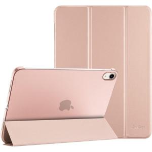 ProCase for iPad (A16) 11th Generation 11 Inch 2025/ iPad 10th Generation 10.9 Inch 2022 Case, Slim Smart Cover with Translucent Hard Shell Back, Supports Touch ID, Auto Wake/Sleep -Blue(Rosegold)