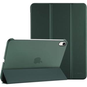 ProCase for iPad (A16) 11th Generation 11 Inch 2025/ iPad 10th Generation 10.9 Inch 2022 Case, Slim Smart Cover with Translucent Hard Shell Back, Supports Touch ID, Auto Wake/Sleep -Blue(Mgreen)