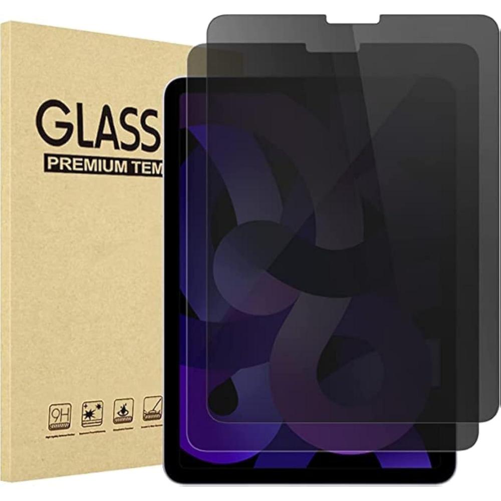 image:imageProCase 2 Pack for iPad Air 5th 2022 Air 4th 2020 iPad Pro 11 4th 2022 3rd 2021 2nd 2020 1st 2018 Privacy Screen Protector AntiSpy Tempered Glass for 109 iPad Air 5 4  iPad Pro 11 4 3 2 12