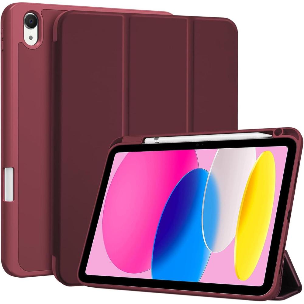 image:imageProCase for iPad A16 11th Generation 11 Inch 2025 iPad 10th Generation 109 Inch 2022 Case with Pencil Holder Hybrid Cover with Soft TPU Back Supports Touch ID Auto WakeSleep SkyBlueWine