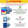 ProCase 3 Pack Screen Protector for iPad A16 2025 11th/10th 2022 Generation (11-inch/10.9), Tempered Glass Film Guard -Clear(2 Pack)