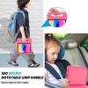 ProCase Kids Case for iPad A16 11th Generation 2025/iPad 10th Generation 2022 with Pencil Holder, iPad 11/10 Case Shockproof Lightweight Cover with Stand Convertible Handle for Children -Magenta(Pink)