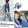 ProCase Kids Case for iPad A16 11th Generation 2025/iPad 10th Generation 2022 with Pencil Holder, iPad 11/10 Case Shockproof Lightweight Cover with Stand Convertible Handle for Children -Magenta(Navygreen)