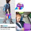 ProCase Kids Case for iPad A16 11th Generation 2025/iPad 10th Generation 2022 with Pencil Holder, iPad 11/10 Case Shockproof Lightweight Cover with Stand Convertible Handle for Children -Magenta(Purple)