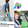 ProCase Kids Case for iPad A16 11th Generation 2025/iPad 10th Generation 2022 with Pencil Holder, iPad 11/10 Case Shockproof Lightweight Cover with Stand Convertible Handle for Children -Magenta(Green)