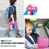 ProCase Kids Case for iPad A16 11th Generation 2025/iPad 10th Generation 2022 with Pencil Holder, iPad 11/10 Case Shockproof Lightweight Cover with Stand Convertible Handle for Children -Magenta(Magenta)